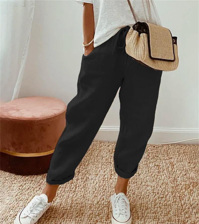 Van Delft Mode® | Elegante linnen zomerbroek