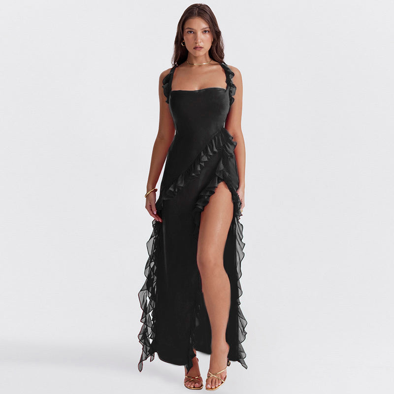 Van Delft Mode® | Stralende Jurk met Ruches