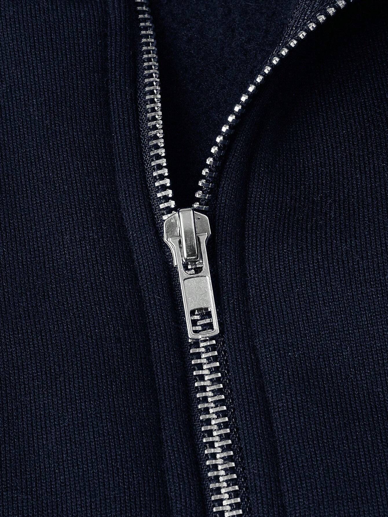 Van Delft Mode® | Zip-up met halve rits