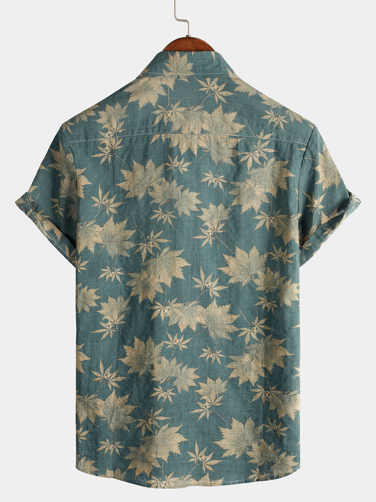 Van Delft Mode®| Katoenen Hawaii overhemd met korte mouwen