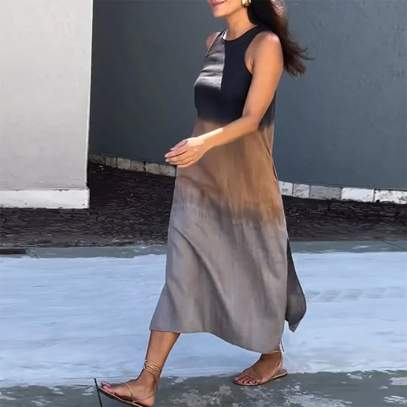 Van Delft Mode® | Modieuze Mouwloze Jurk