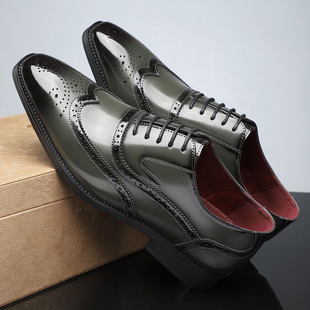 Van Delft Mode® | Wingtip Oxfords met Tijdloze Elegantie en Dagelijks Comfort voor Formele en Casual Looks