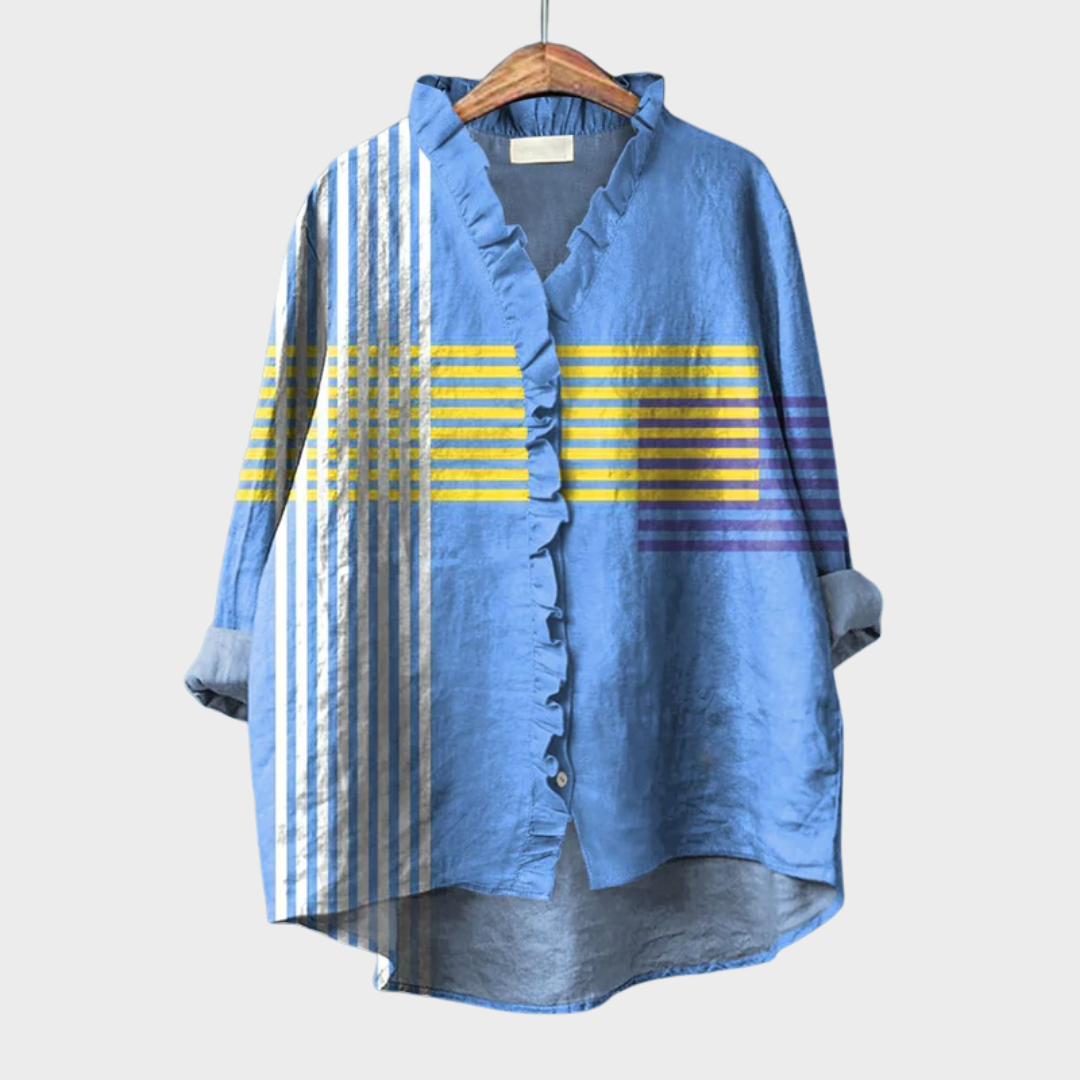 Van Delft Mode® | Tina stijlvolle zomerblouse