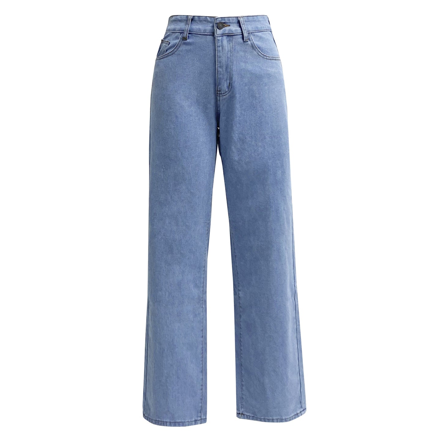 Van Delft Mode® | Blue Straight Leg Jeans