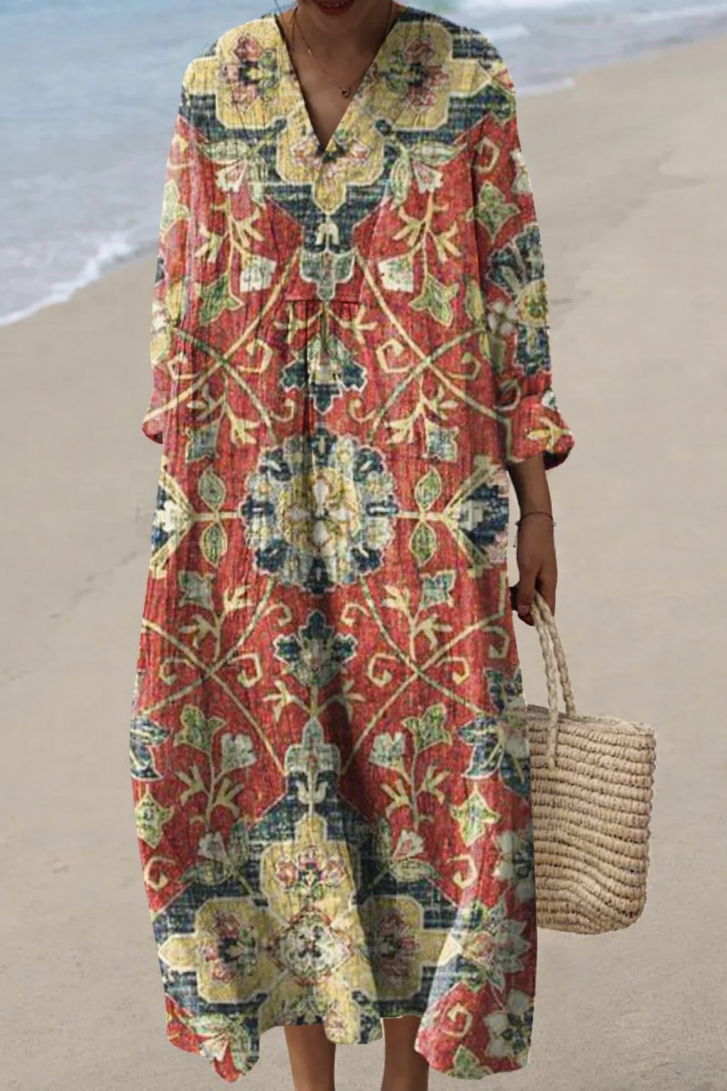 Van Delft Mode® | BOHO MAXI JURK