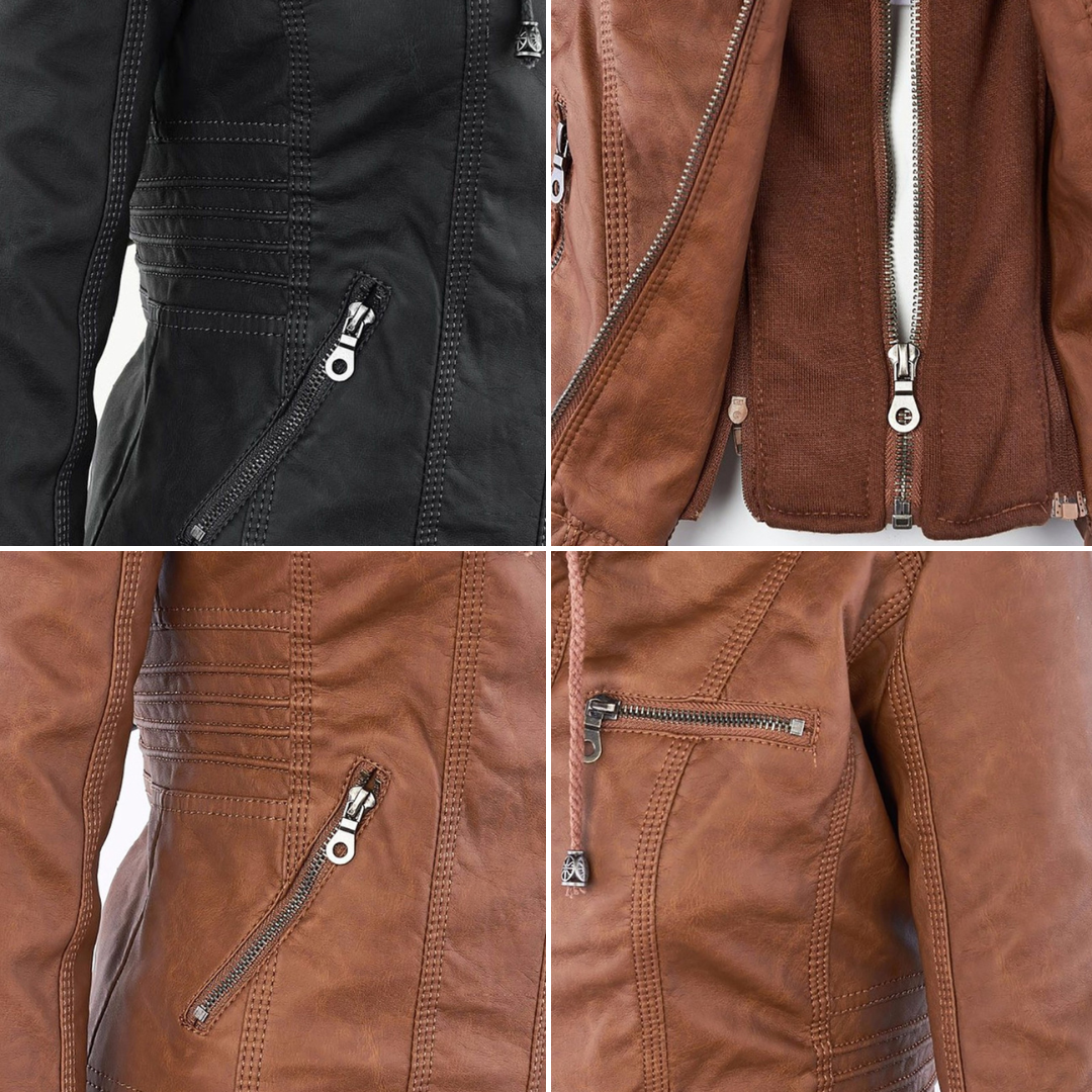 Van Delft Mode® | Leren damesjas
