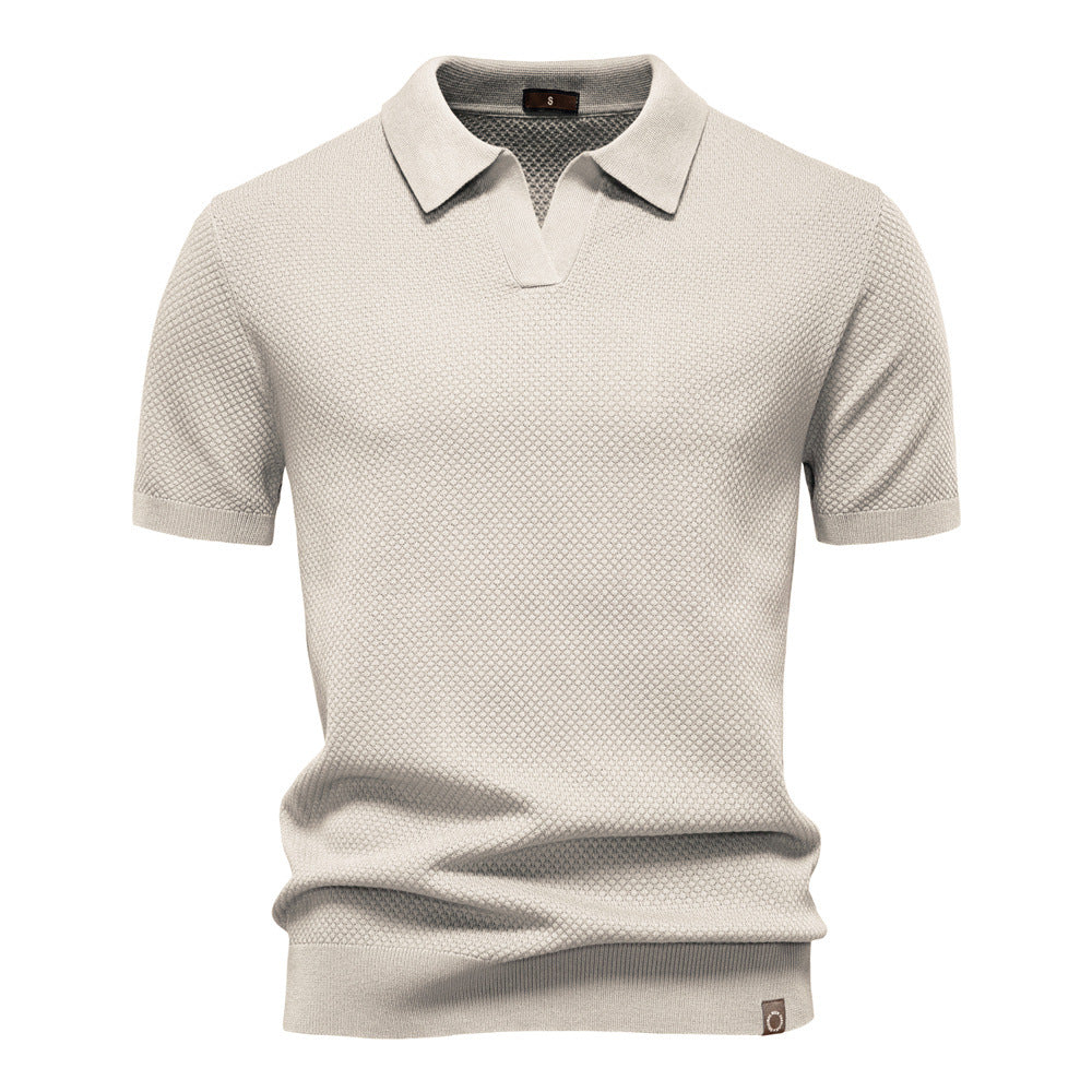 Van Delft Mode® | Elegante polo met korte mouwen