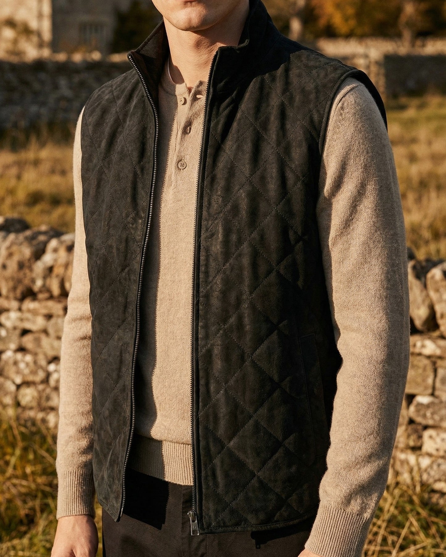 Van Delft Mode® | Comfort Suède Bodywarmer