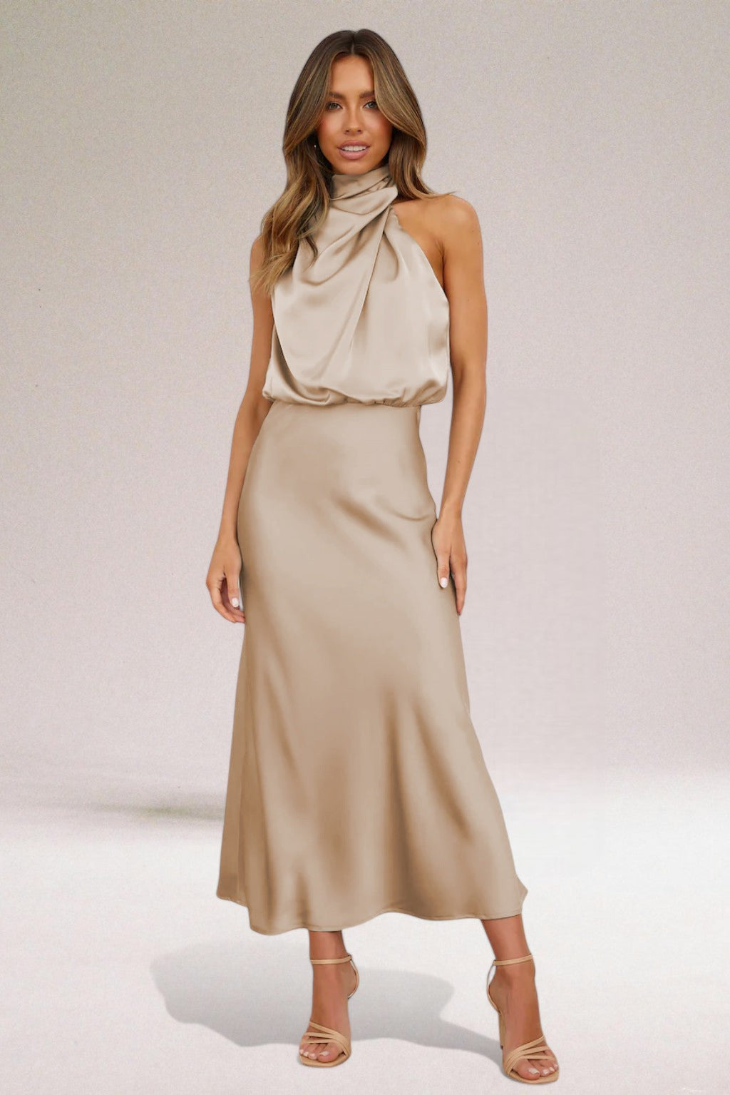 Van Delft Mode® | Satijnen Glamour Jurk
