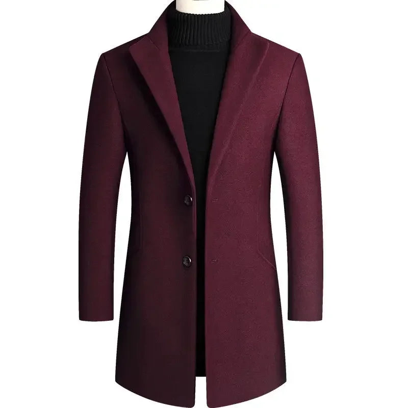 Van Delft Mode® | Kasjmier-wollen heren trenchcoat
