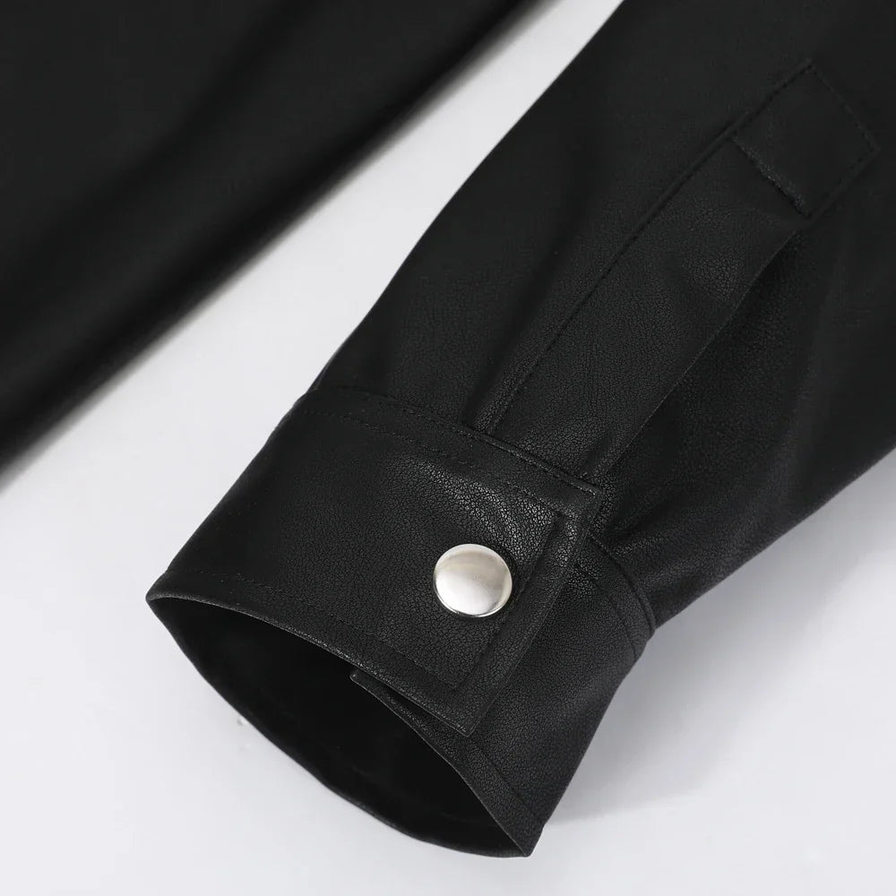 Van Delft Mode® | Leren Longsleeve