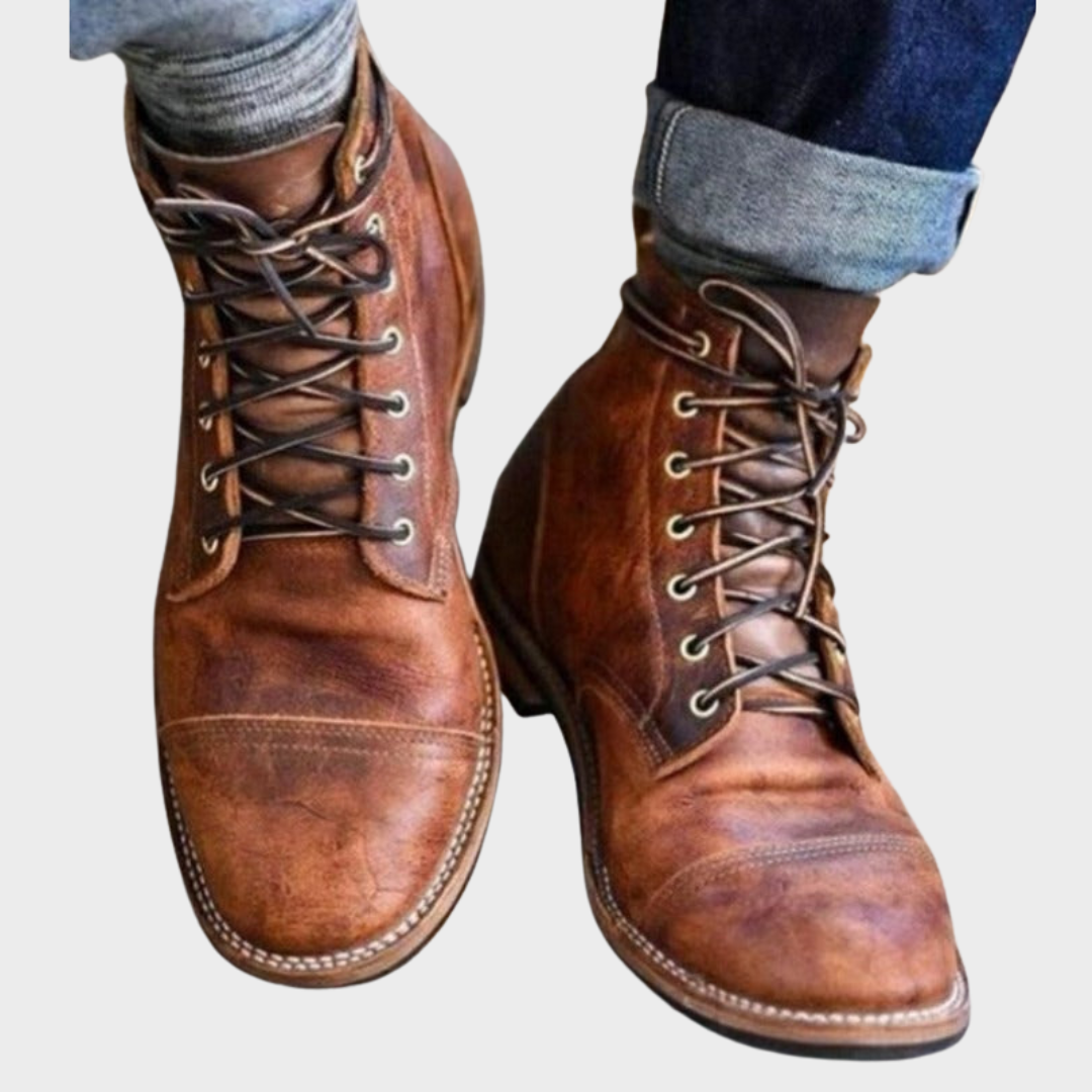 Van Delft Mode®| Men's Ankle Boots with Winter Comfort and Timeless Style