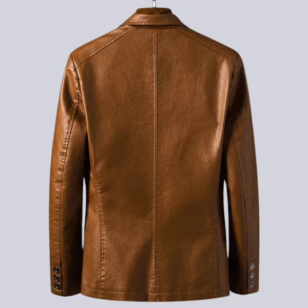 Van Delft Mode® | comfortabele lederen heren blazer