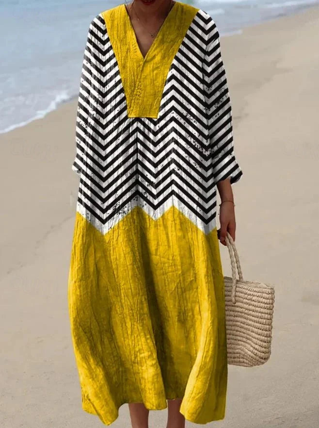 Van Delft Mode® | BOHO MAXI JURK