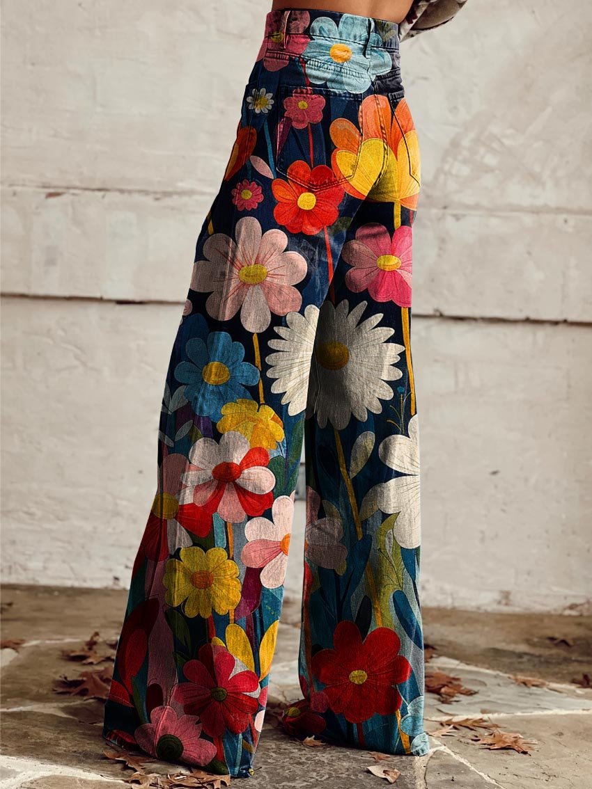 Van Delft Mode®| Elegante en Moderne Bloemenbroek