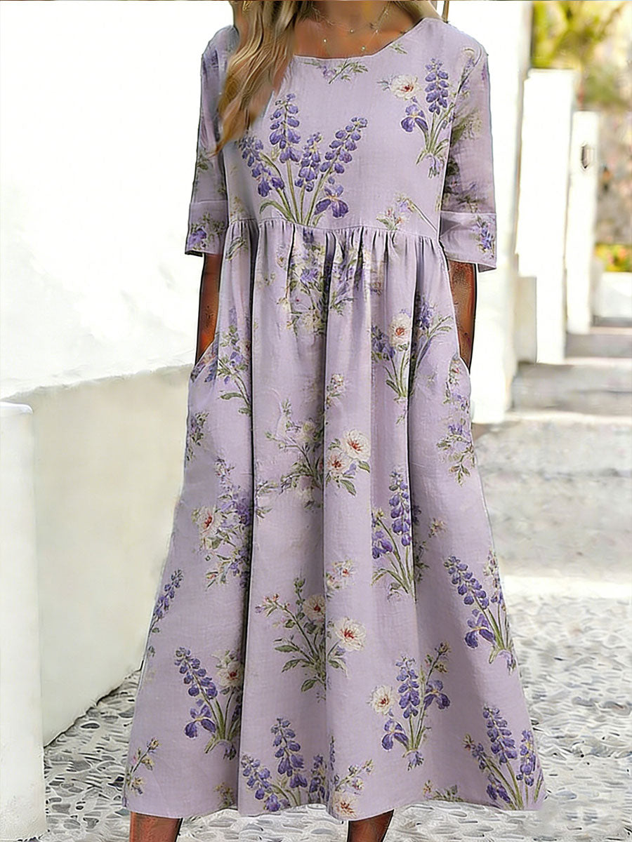 Casual bloemenprint jurk voor dames