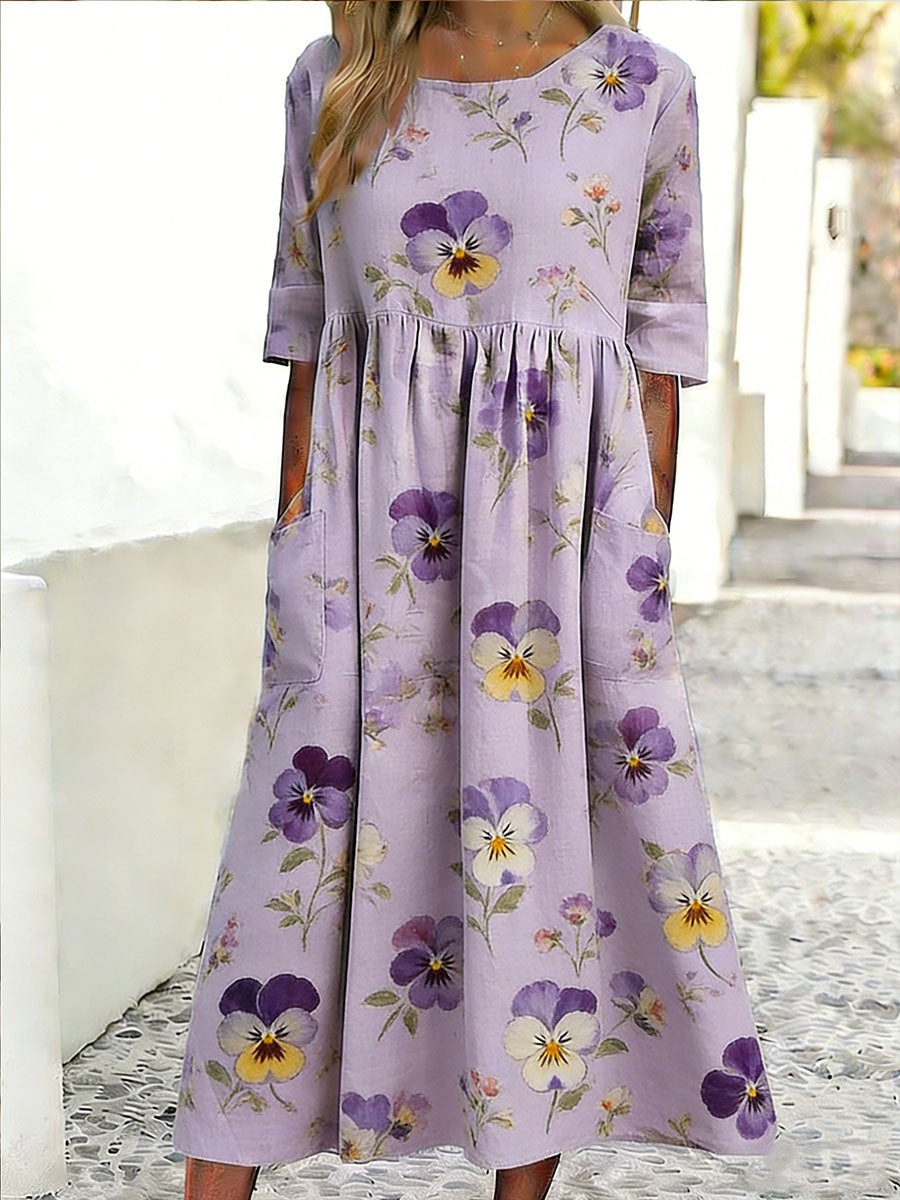 Casual jurk met bloemenprint voor dames