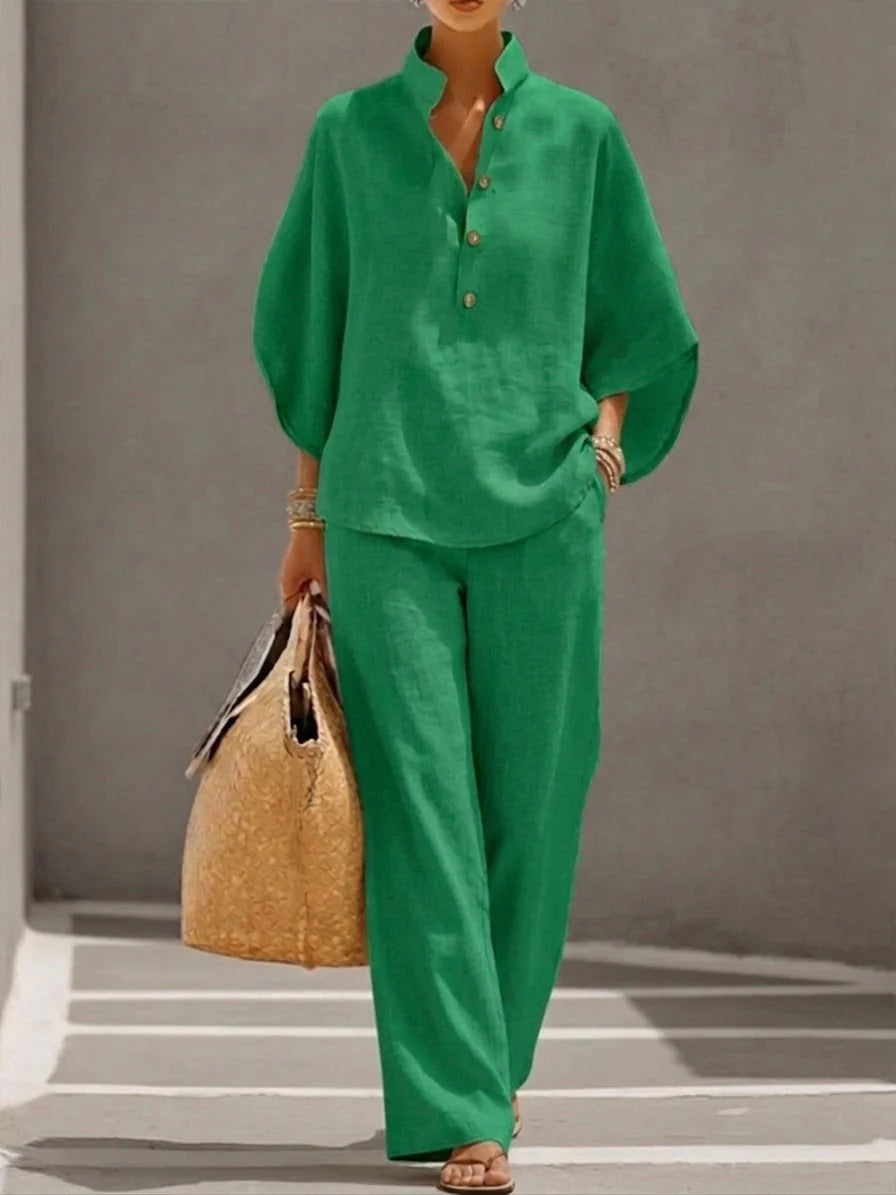 Twee-delige casual en elegante set voor dames
