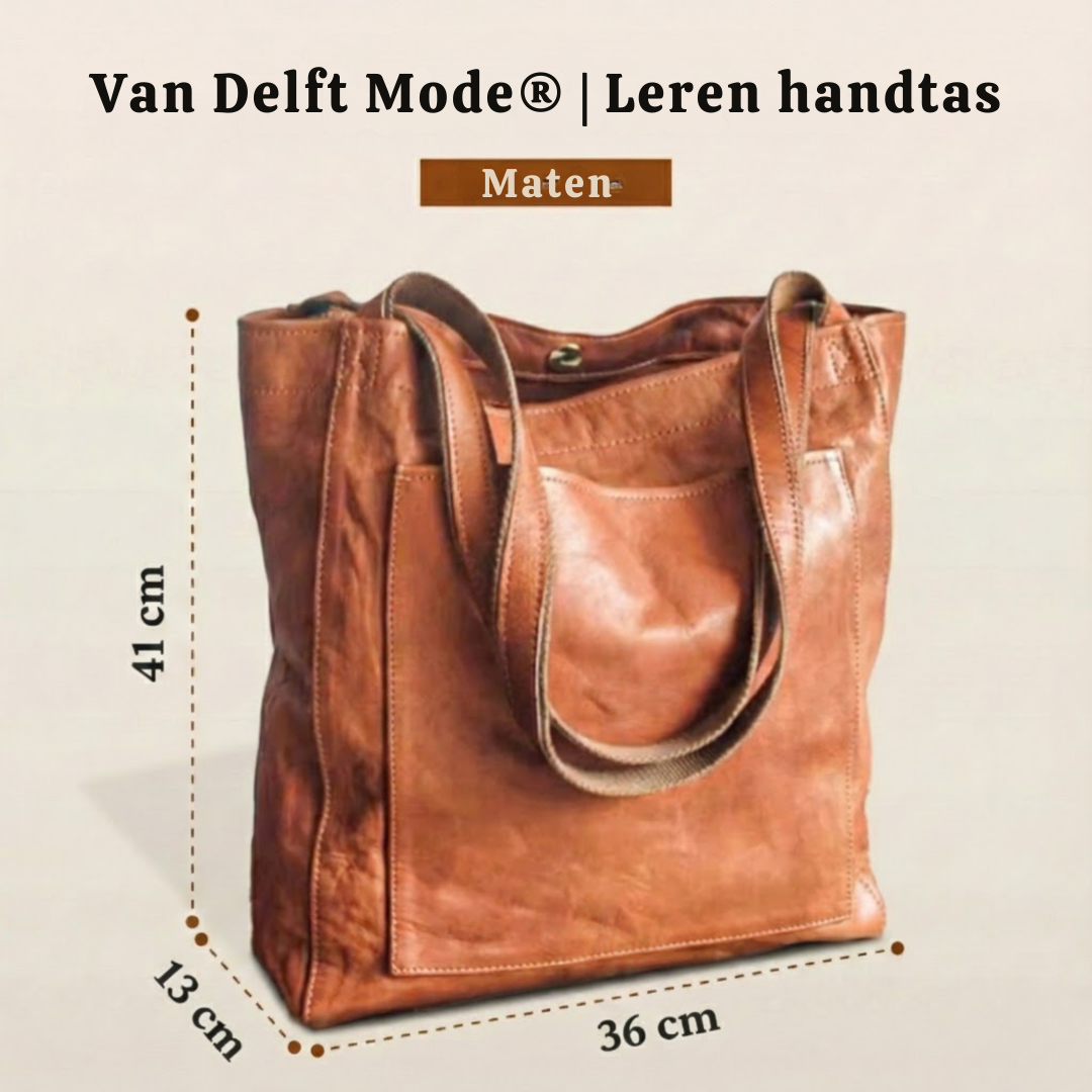 Van Delft Mode®| Elegante Leren handtas