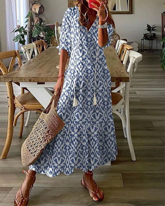 Van Delft Mode® | Elegante Boho Jurk