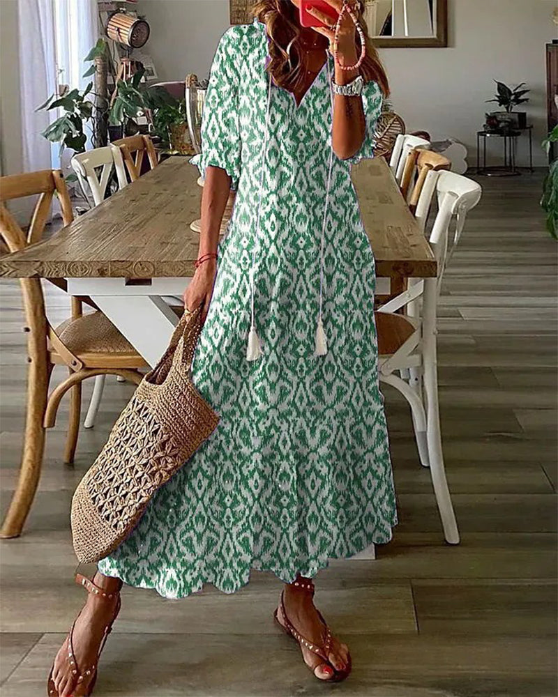 Van Delft Mode® | Elegante Boho Jurk