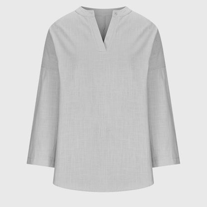 Van Delft Mode® | Lenara Elegante en Luchtige Strandblouse