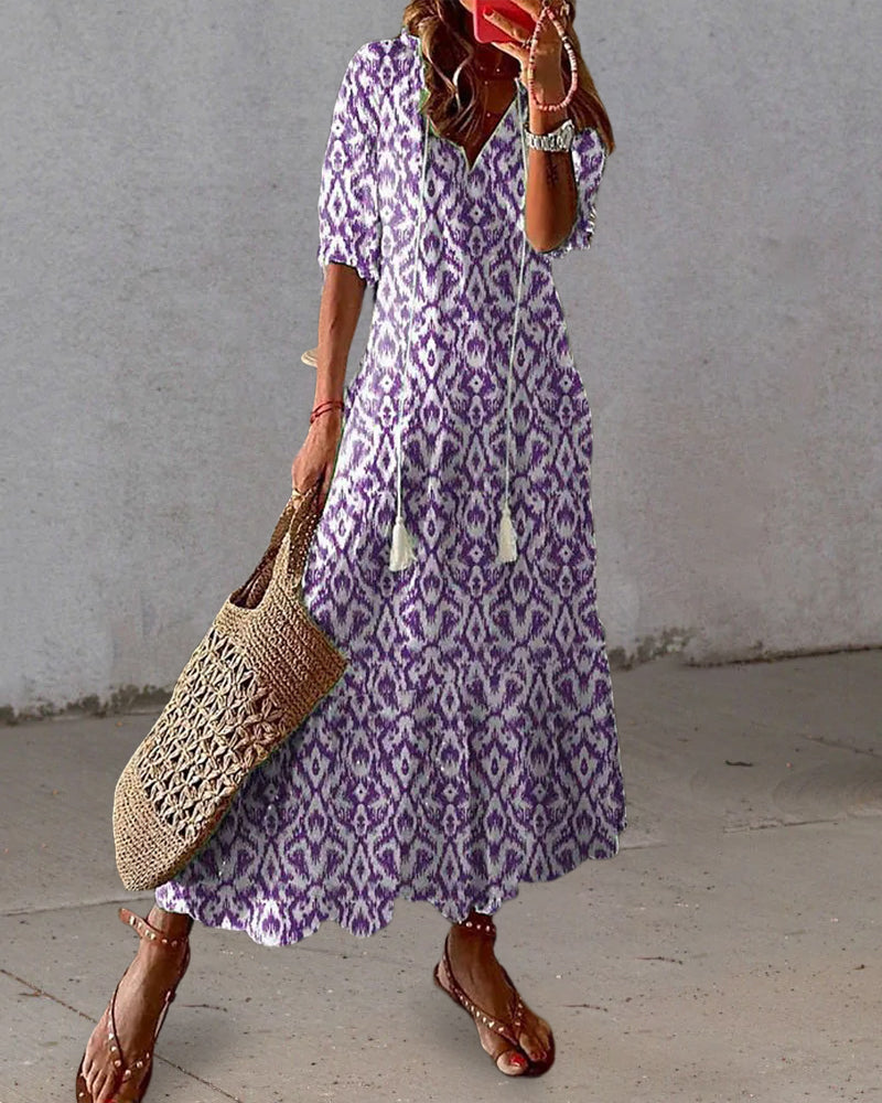 Van Delft Mode® | Elegante Boho Jurk