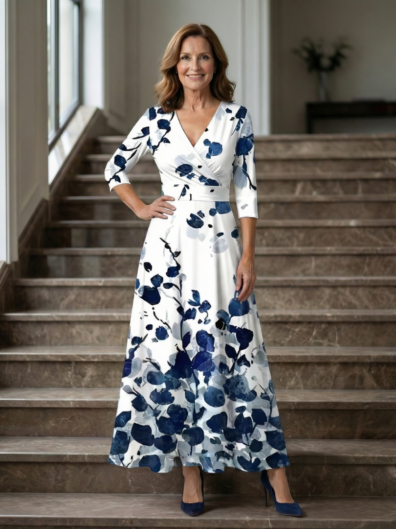 Van Delft Mode® | Elegante comfortabele jurk met luchtige stof