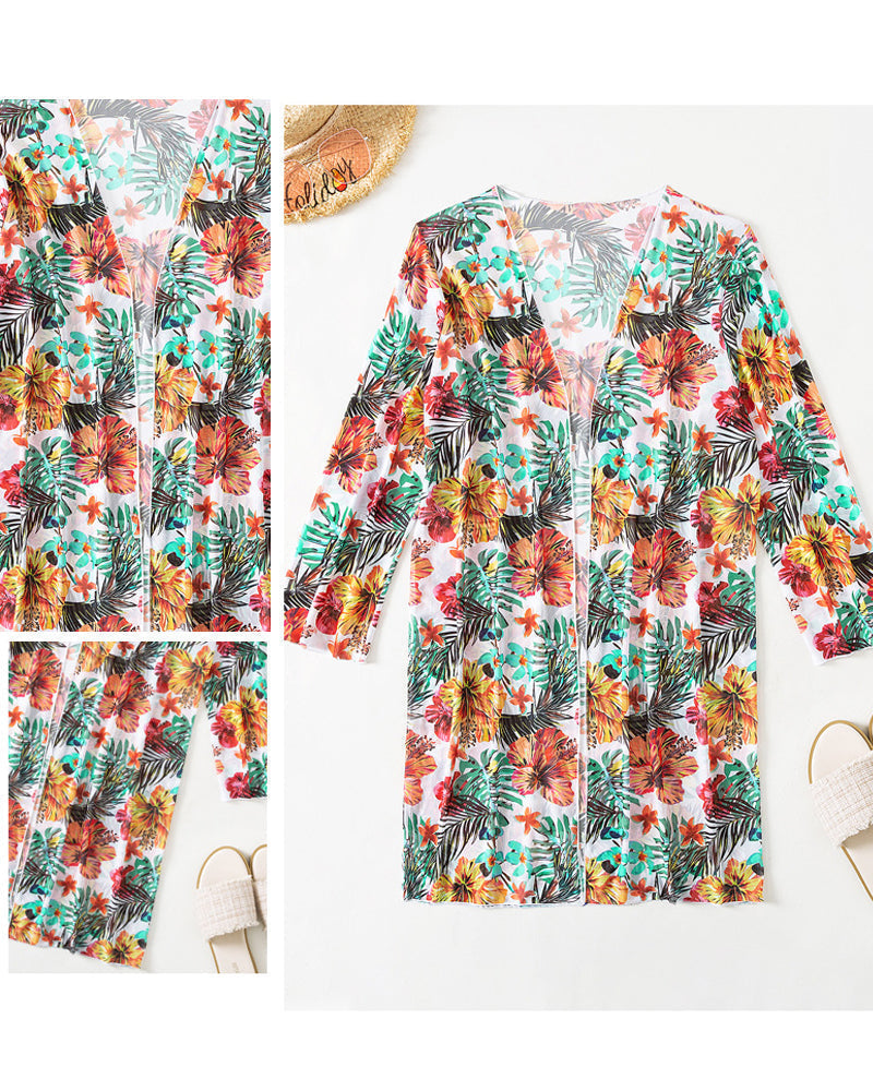 Bloemenprint Bikinis en Cover Up