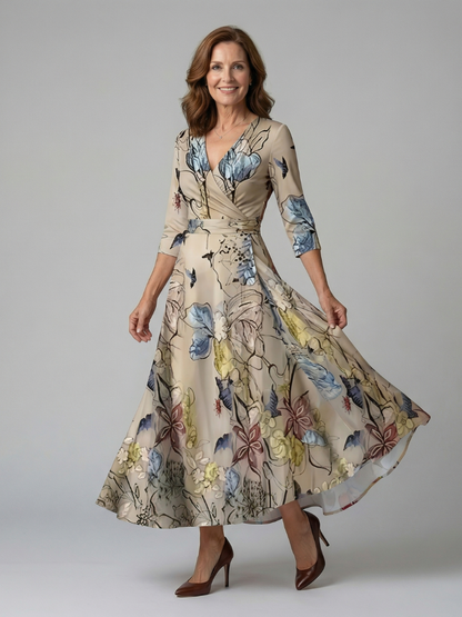 Van Delft Mode® | Elegante comfortabele jurk met luchtige stof