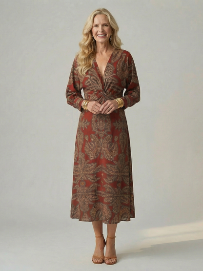 Van Delft Mode® | Elegante comfortabele jurk met lichte en zachte stof