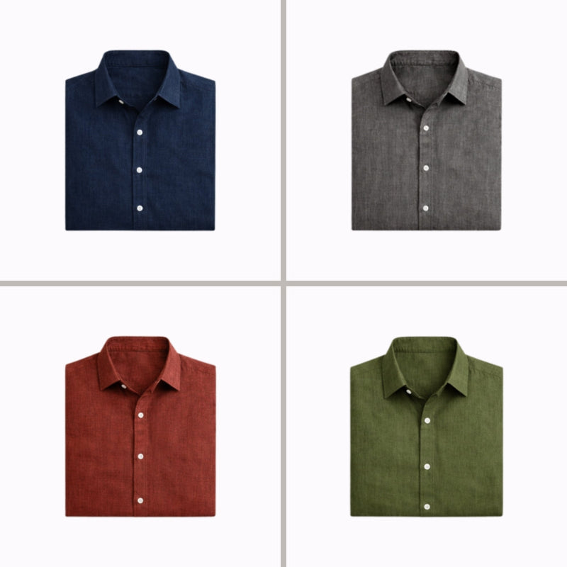Van Delft Mode® | Comfortabele Linnen overhemd
