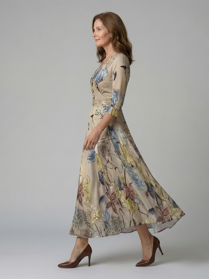 Van Delft Mode® | Elegante comfortabele jurk met luchtige stof