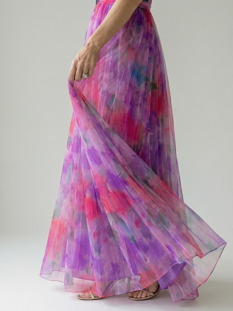 Van Delft Mode® | Comfortabele luchtige jurk met elegante afwerking