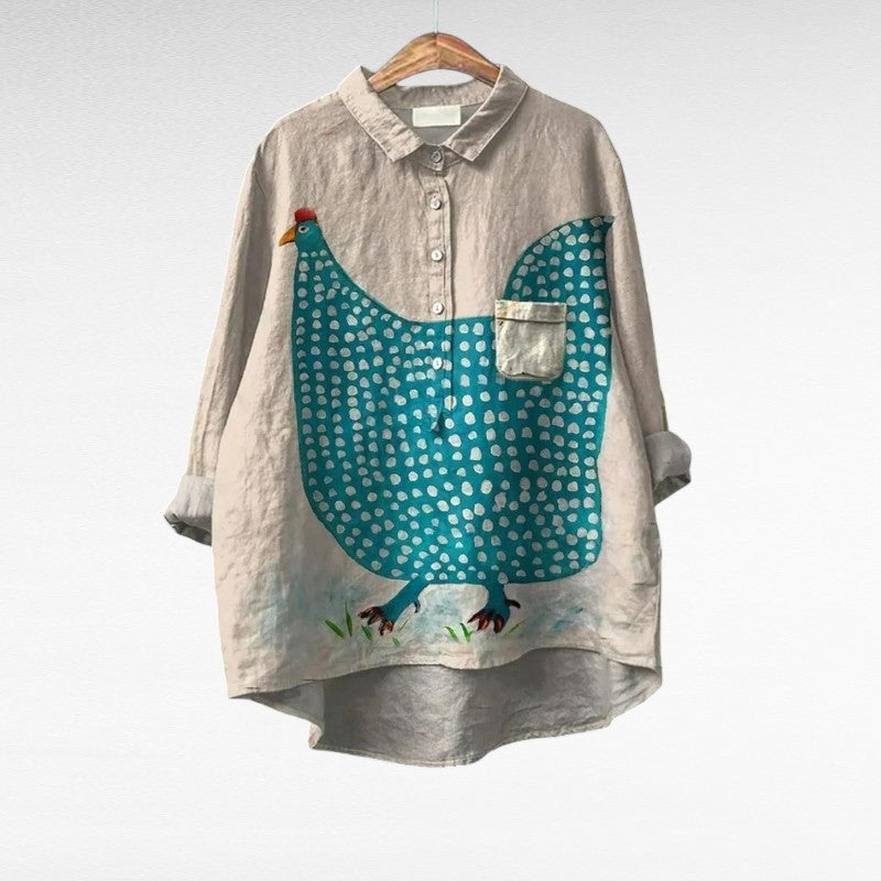 Van Delft Mode® | Céline elegante zomerblouse