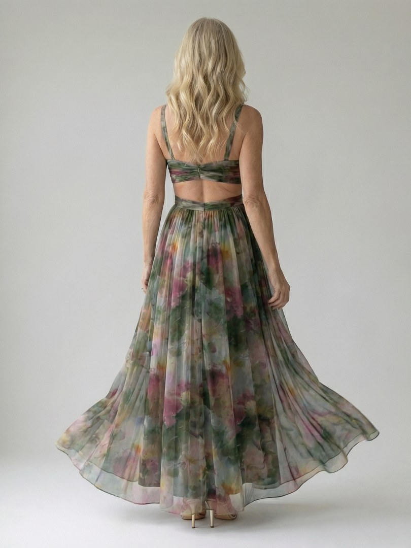Van Delft Mode® | Comfortabele luchtige jurk met elegante afwerking