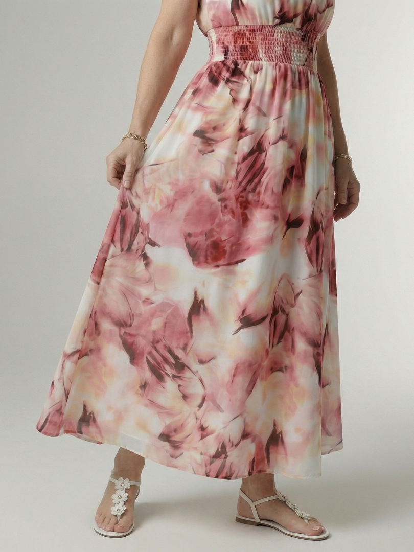Van Delft Mode® | Zachte comfortabele jurk met elegante uitstraling