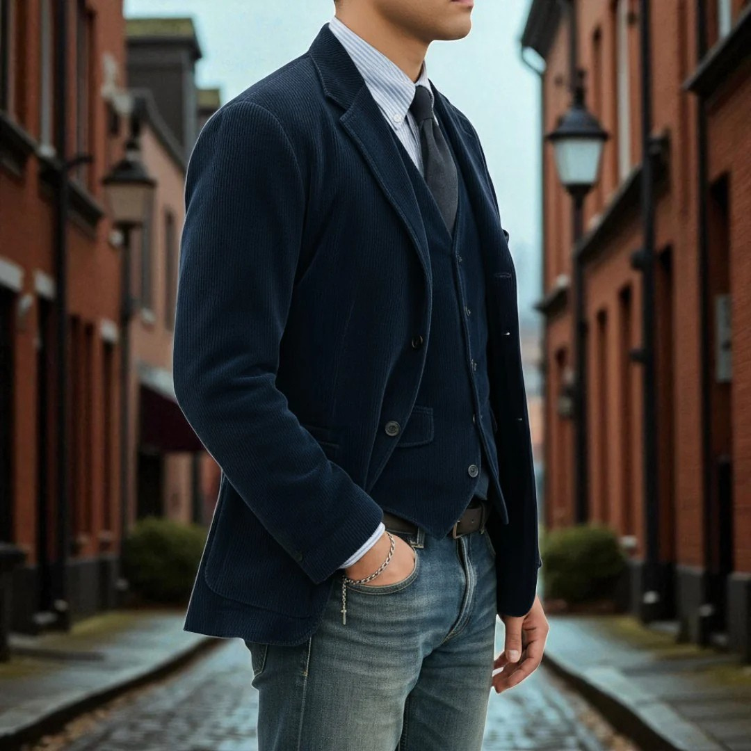 Van Delft Mode® | 2-DELIGE PAK: BLAZER EN VEST