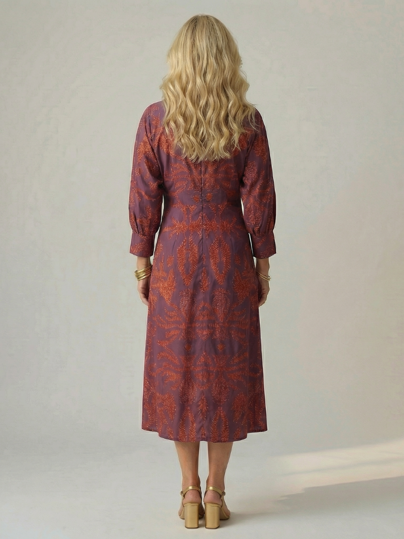 Van Delft Mode® | Elegante comfortabele jurk met lichte en zachte stof