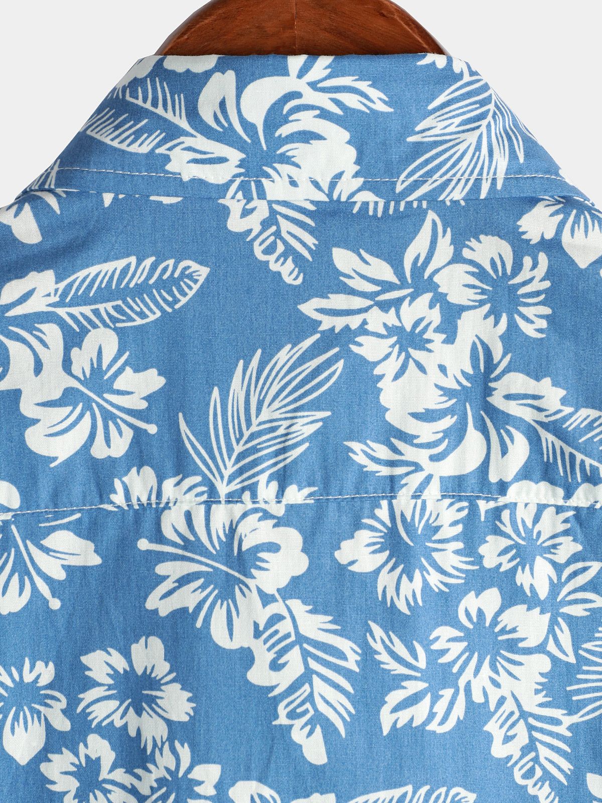 Van Delft Mode®| Hawaïblouse met korte mouwen en bloemenpatroon