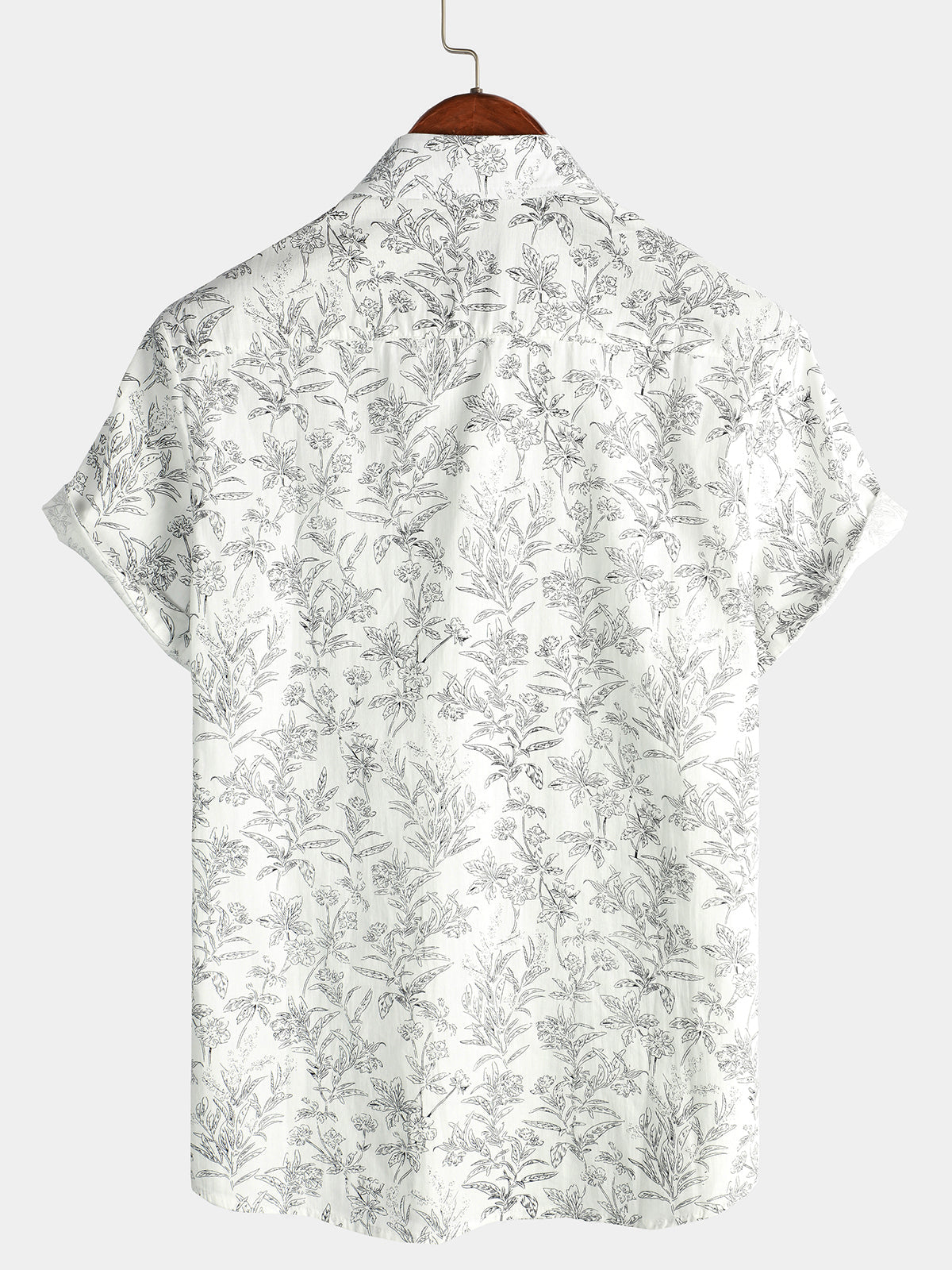 Van Delft Mode®| Katoenen Hawaii Overhemd met Korte Mouwen
