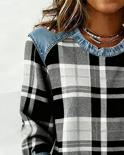 Van Delft Mode® | Stijlvolle geruite trui