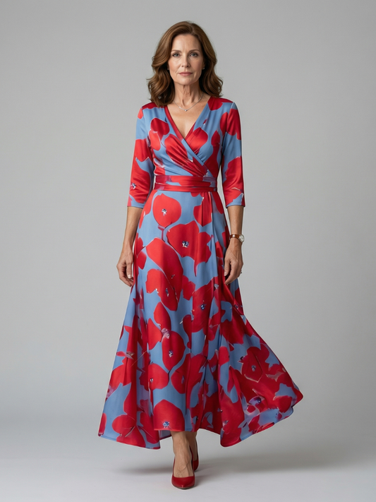 Van Delft Mode® | Elegante comfortabele jurk met luchtige stof
