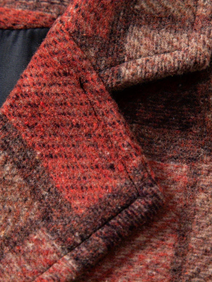 Van Delft Mode® | Tweedvest met visgraatpatroon voor heren