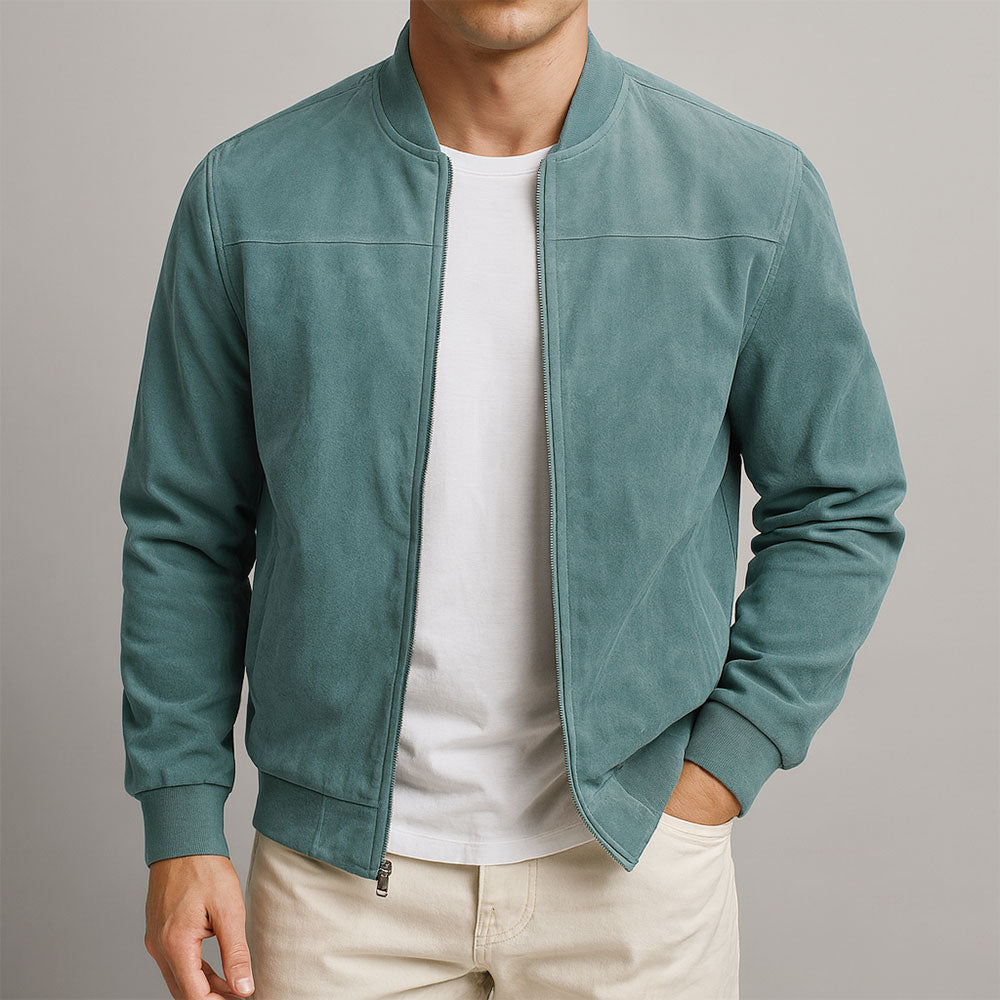 Van Delft Mode® | Comfortabele suèdejas voor heren