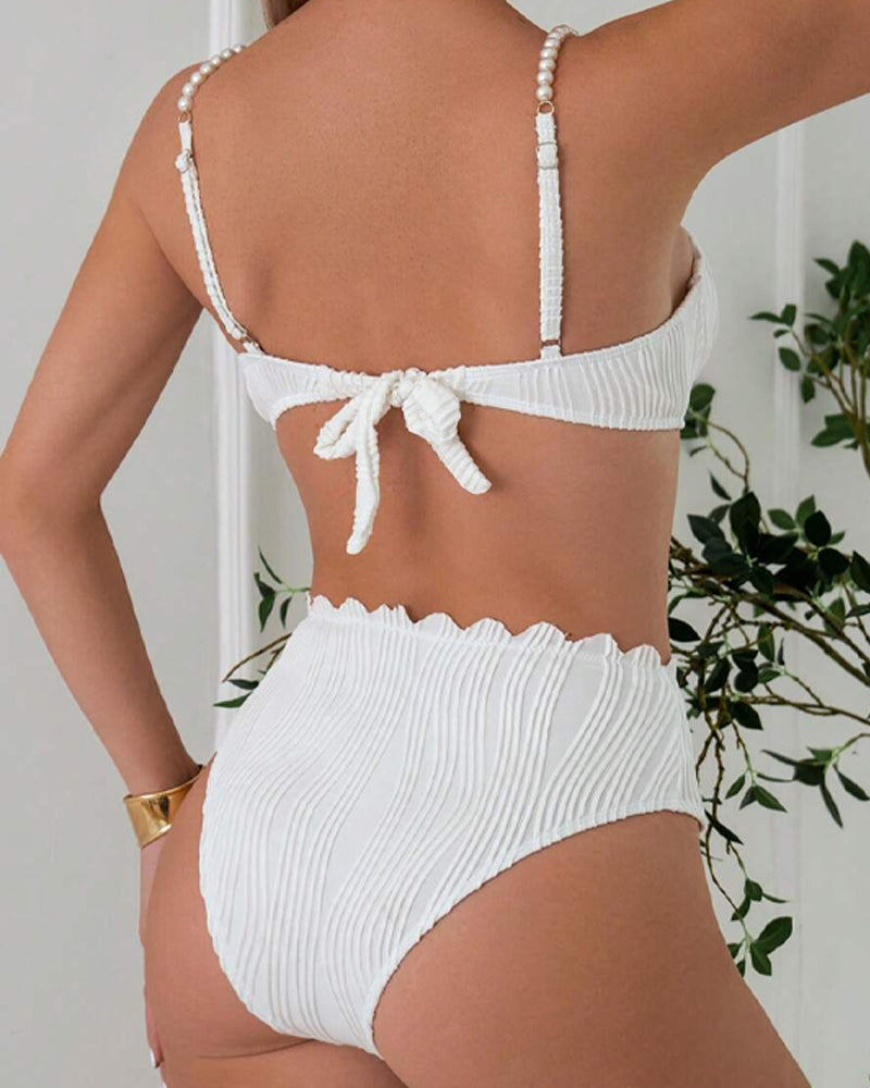 Parel Suspender Sexy Bikini