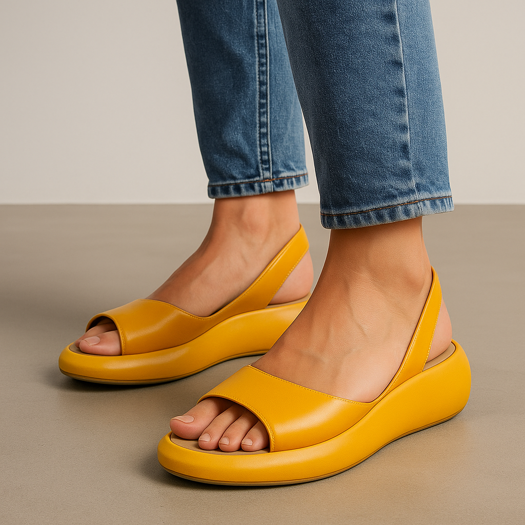 Van Delft Mode® | Anti-Slip Open-Toe Sandalen – Elegante Stabiliteit & Ultiem Comfort