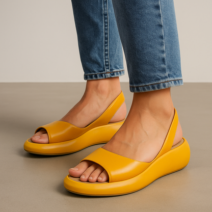 Van Delft Mode® | Anti-Slip Open-Toe Sandalen – Elegante Stabiliteit & Ultiem Comfort