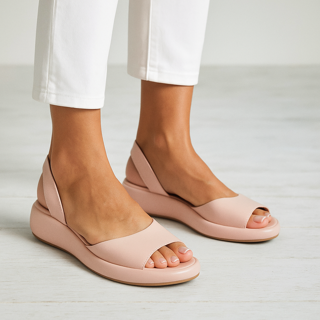 Van Delft Mode® | Anti-Slip Open-Toe Sandalen – Elegante Stabiliteit & Ultiem Comfort