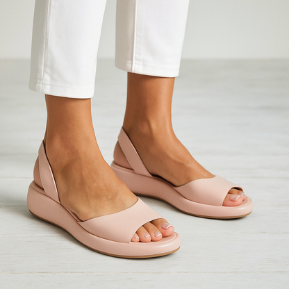 Van Delft Mode® | Anti-Slip Open-Toe Sandalen – Elegante Stabiliteit & Ultiem Comfort